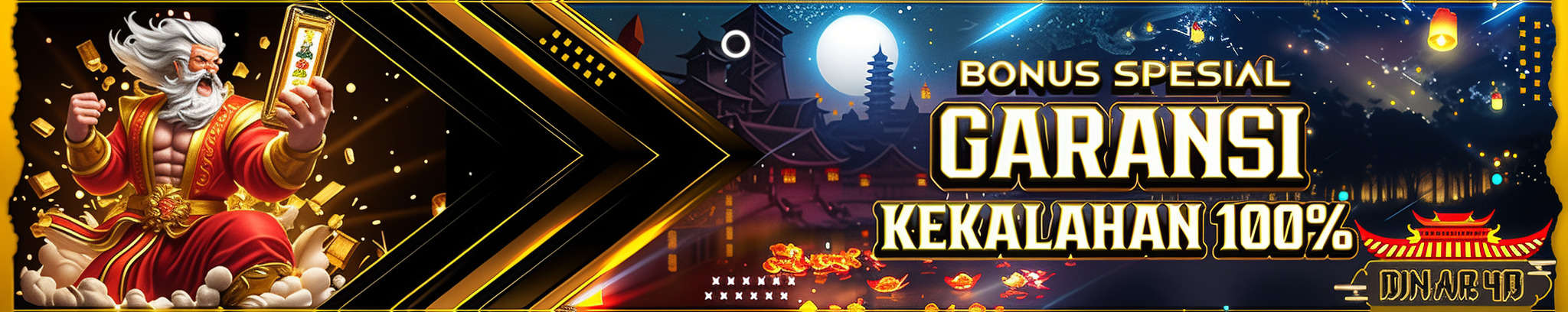 Bonus Garansi kekalahan sebesar 100% ( SLOT )