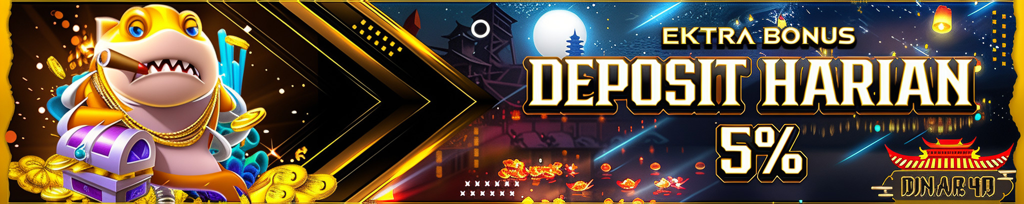 Extra bonus Deposit Harian hingga 5%